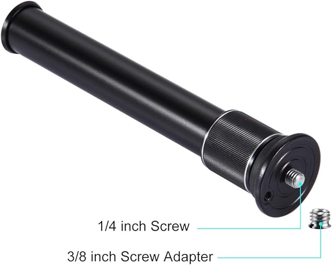 PULUZ Metal Handheld Adjustable 3/8" Size Tripod Mount Monopod Extension Rod - Image 2