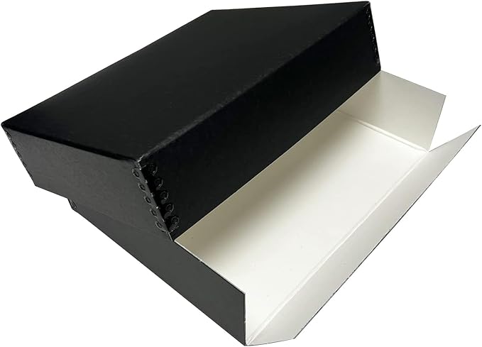Lineco Museum Archival Storage Box, 9.75x12.75x3 in. Drop Front Design. - Image 9