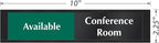SmartSign Conference Room Door Sign Meeting In Progress/Available Door Slider - Image 3