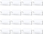 Qizpcer 16 Pack Clear Desktop Business Card Holder Display, Plastic Business by Qizpcer
