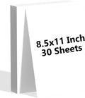 30 Sheets of Cardstock 8.5 x 11, Heavyweight Cover Cardstock Printer Paper 8.5 by Nichela