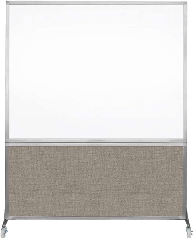 DivideWrite Mobile Whiteboard | Double Sided Dry Erase Board | Portable Office by VERSARE