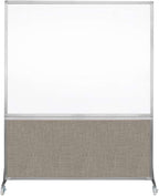 DivideWrite Mobile Whiteboard | Double Sided Dry Erase Board | Portable Office by VERSARE