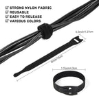OneLeaf 120PCS Cord Organizer 6in Cable Ties Reusable - Image 2