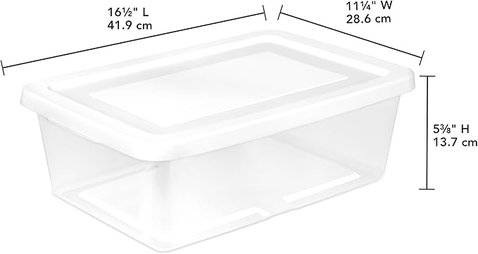 Triplenet Pricing 45-Pack 12-Quart Clear Plastic Storage Bins - Image 2