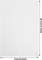 Outus 100 Sheets White Carbon Graphite Transfer Paper 11.7 x 8.3 Inch Tracing - Image 2
