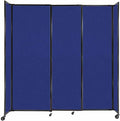 Versare Straightwall Sliding Portable Wall Partition | Freestanding Office by VERSARE