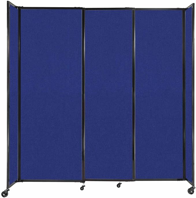 Versare Straightwall Sliding Portable Wall Partition | Freestanding Office by VERSARE
