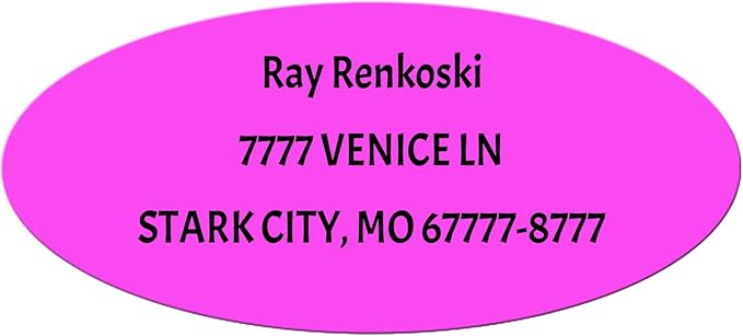 Made in USA Custom Return Address Stickers Labels Customized Mailing Label by HOOKAH+SUN
