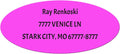Made in USA Custom Return Address Stickers Labels Customized Mailing Label by HOOKAH+SUN