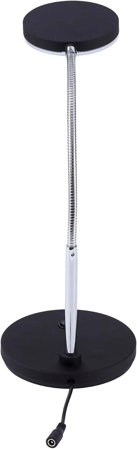 Bostitch Office LED Metal Gooseneck Desk Lamp, Flicker Free, Adjustable Head ...