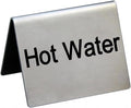 New Star Foodservice Stainless Steel Table Tent Sign, 2-Inch by 2-Inch) by NewStarFoodservice