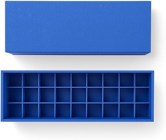 Clay Stamp Storage Box for 14x50 mm Pottery Stamps, Organizer Case Holding 27 by Unknown