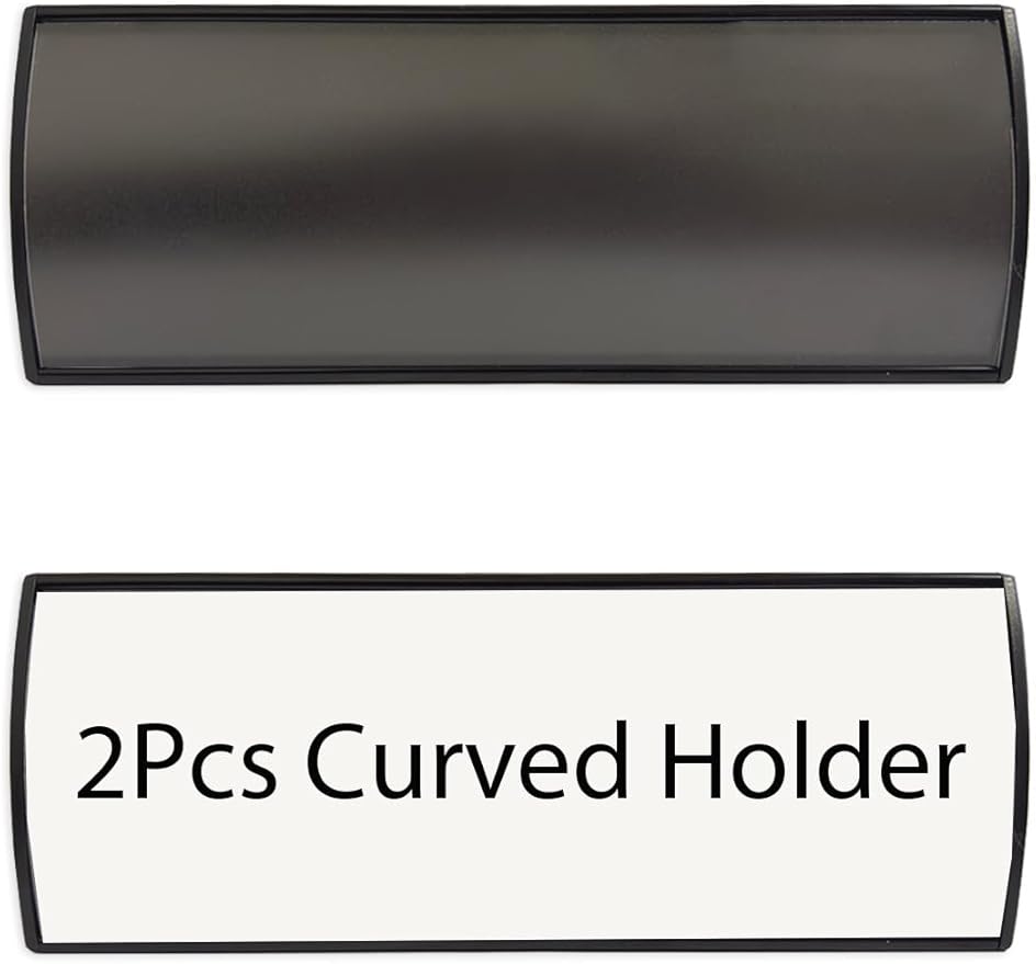Set of 2 Curved Name Plate Holder - Image 2