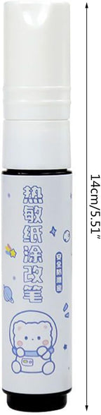 MEELYHOME Thermal Paper Correction Liquid Pen, Quick Drying Correction Fluid - Image 7