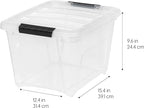 IRIS USA 19 QT Plastic Storage Box - Image 2
