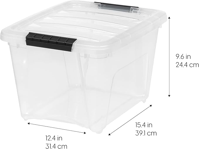 IRIS USA 19 QT Plastic Storage Box - Image 2