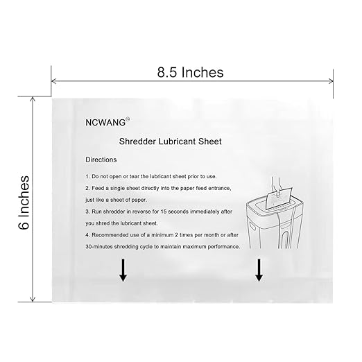 24PACK Paper Shredder Lubricant Sheets Shredder Oil Sheet - Image 3