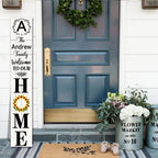 SRongmao Welcome To Our Home Porch Sign Personalized Welcome Sign - Image 2