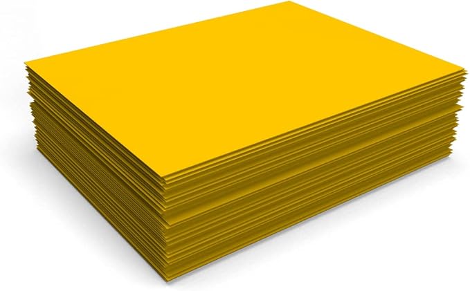 LUXPaper 8.5" x 11" Cardstock | Letter Size | Sunflower Yellow | 100lb. Cover | - Image 4