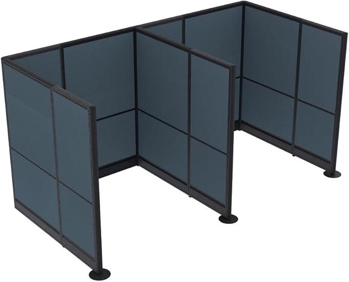2 Person Workstation Wall Partition | Cubicle Workstations | Privacy Office by SKUTCHIDesignsInc