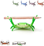 Crab Pen Holder for Desk, Cute Multifunctional Weightlifting Desk Crab Pencil by Unknown