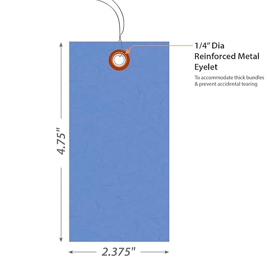SmartSign Blue Tyvek Shipping Tags - Image 4