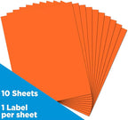 JAM PAPER Full Sheet Shipping Labels - Image 2