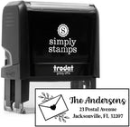 Custom Floral Address Stamp | Choose from 12 Designs | Multiple Ink Color by 904Custom
