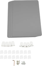 4 Pcs Desk Divider Privacy Panel, 23.6”L X15.8”W Frosted Acrylic Desk Privacy - Image 2