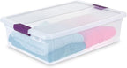 Sterilite 6-Pack 32 Quart ClearView Latch Box, Stackable Organizer Bins - Image 7
