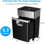 BONSEN 16-Sheet Heavy Duty Paper Shredder - Image 4