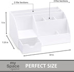 White Desktop Organizer - Image 6