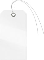 Uniclife 120 Pcs White Plastic Tags - Image 2