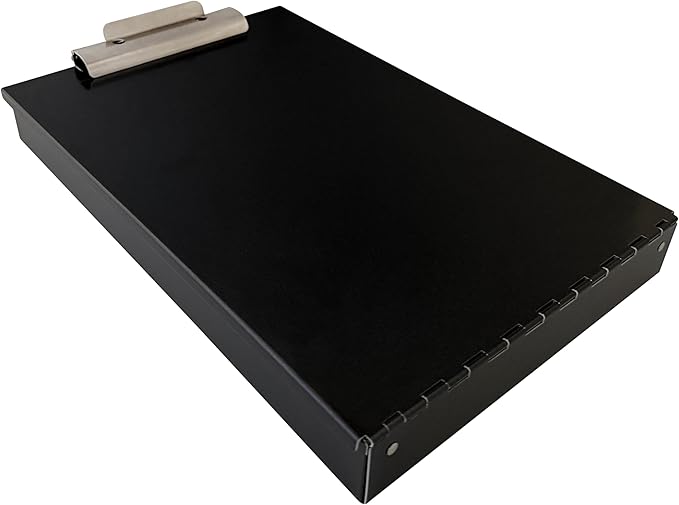 Saunders Metal Clipboard with Storage, Letter Size Paper Organizer, Steel Clip - Image 4