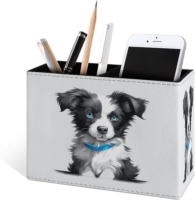 Famame Cute Border Collie Puppy Pencil Holder - Image 2