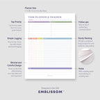 Task Planner & Tracker 8.5 x 11 Tear-Off 70 Sheet Planner Pad – Project - Image 5