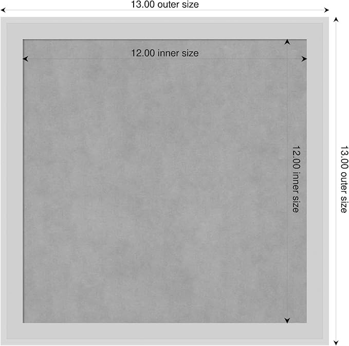 Amanti Art Silver Framed Magnetic Board 13x13 X-Small Vision Board - Image 2