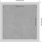Amanti Art Silver Framed Magnetic Board 13x13 X-Small Vision Board - Image 2