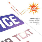 Custom Notice Sign, OSHA Sign, 24x30 Inches, Rust Free .063 Aluminum, Fade - Image 7