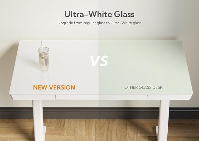 Claiks Glass Standing Desk - Image 7
