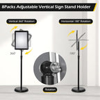 Dyna-Living Sign Stands for Display 8.5 x 11 Inch, 8 Packs Adjustable Sign - Image 3