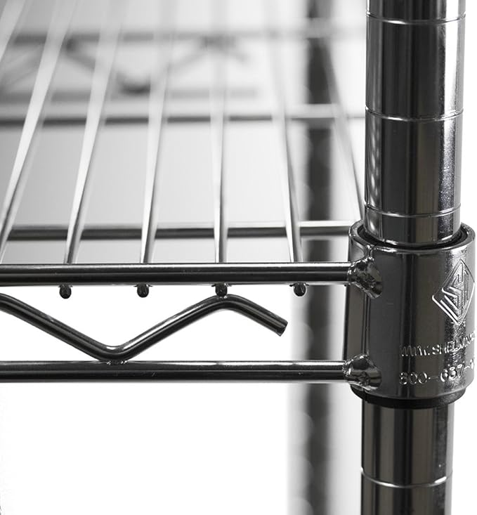 Shelving Inc. 8" d x 8" w Chrome Wire Shelving - Image 4