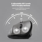 Ergonomic Wireless Mouse with USB Receiver - Image 4
