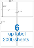 BESTEASY 3 1/3" x 4" Labels Shipping Labels by BESTEASYLABELPRINTER