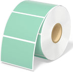 MUNBYN Green 2.25x1.25in Thermal Labels, 1000/Roll by MUNBYN