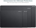 Vine Creations Leather Desk Mat Large 44" x 22", Desk Protector Mat, PU Leather - Image 2