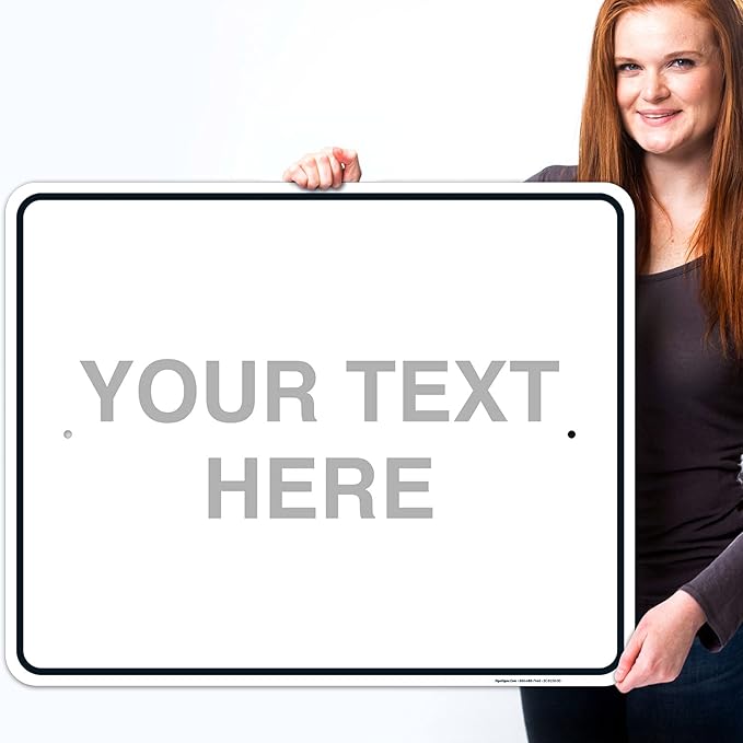 Custom Sign, Personalized Metal Signs, Customize - Image 2