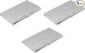 Stephanie Imports Set of 3 Slim & Minimalist Metal Business Card Holder Unisex by Stephanie+Imports