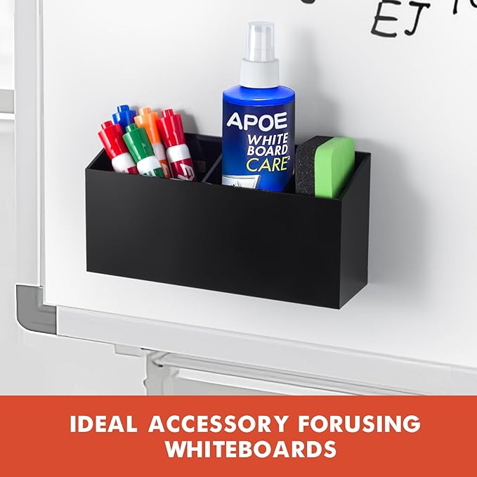 Banafich Magnetic Dry Erase Marker Holder, Acrylic Magnet Pen Holder - Image 5